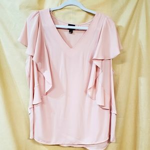Worthington Ruffled Chiffon Blouse